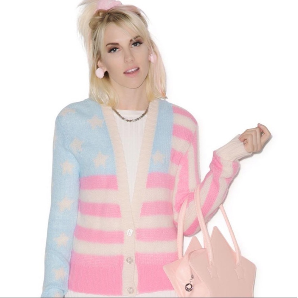 Wildfox Miss American cardigan Med.